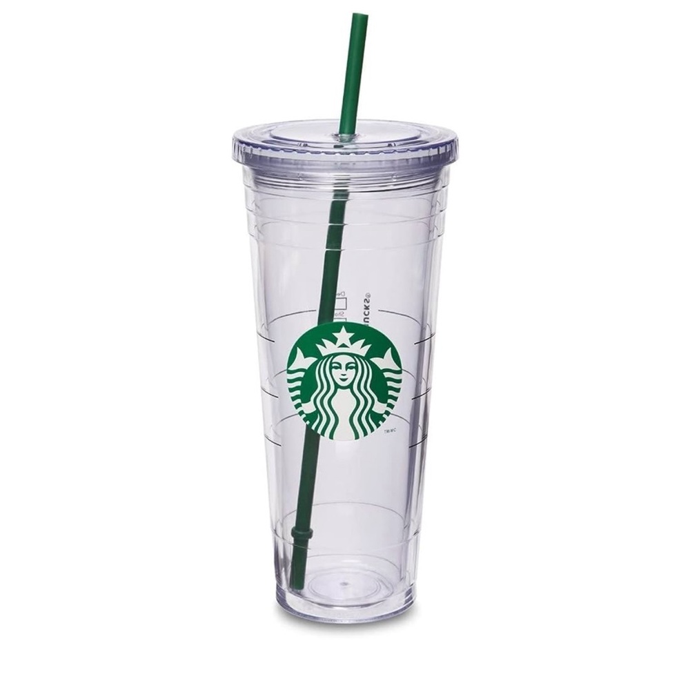 Starbucks Venti Reusable cup with lid/straw